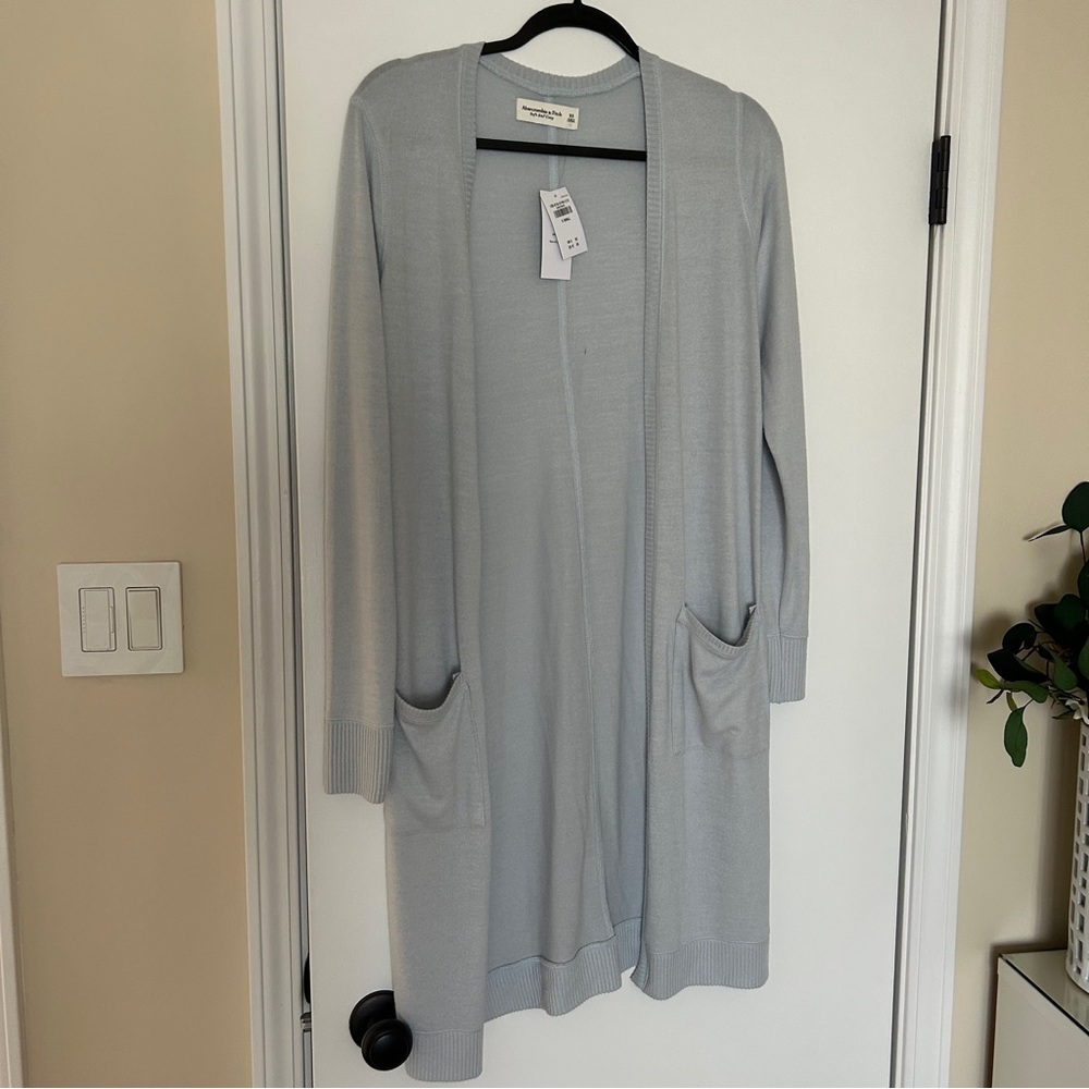 Light blue cardigan